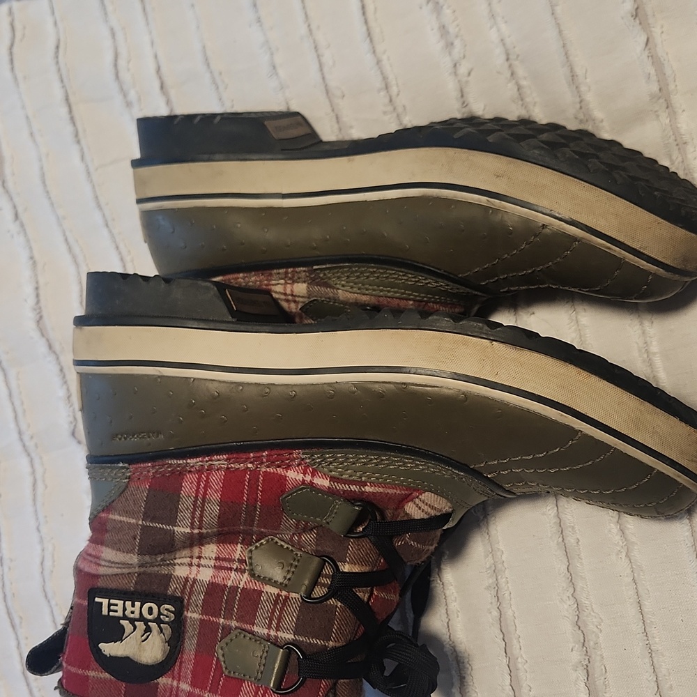 Sorel Trivoli Insulated Rain Duck Boots. Lace Up Winter Boots - Picture 6 of 6